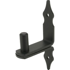 GB verhoogde duim pen Ø16x35 A=60 Rustica epoxy zwart etiket | 1 stuk - 17349372