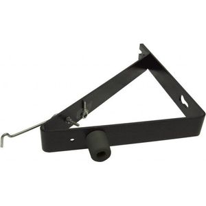 GB - Deuropvangbeugel Haaks Compeet - Zwart - Epoxy Coating - 1 Stuk