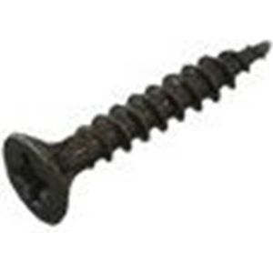 GB - Spaanplaatschroef - 6.0x50 - Lenskop - Zwartverzinkt - 100 Stuks