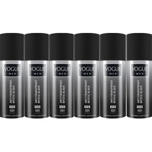 Vogue Men Parfum Deodorant Mystic Black Voordeelverpakking