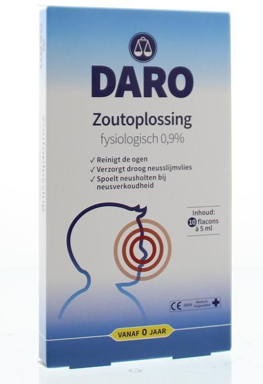 Daro  Fysiologische Zoutoplossing - Neusspray - 10 x 5 ml
