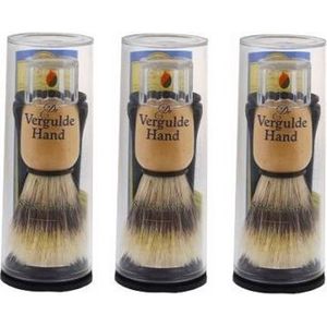 De Vergulde Hand Scheerkwast 3 Stuks