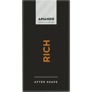 Amando Aftershave Rich 50ml Nieuwe Verpakking