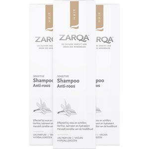3x Zarqa Shampoo Anti-Roos 200 ml