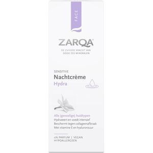ZARQA Nachtcreme Hydra (hydrateert en voedt intensief) - 50 ml