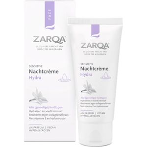 3x Zarqa Nachtcreme Hydra 50 ml