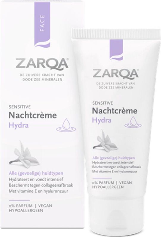 3x Zarqa Nachtcreme Hydra 50 ml
