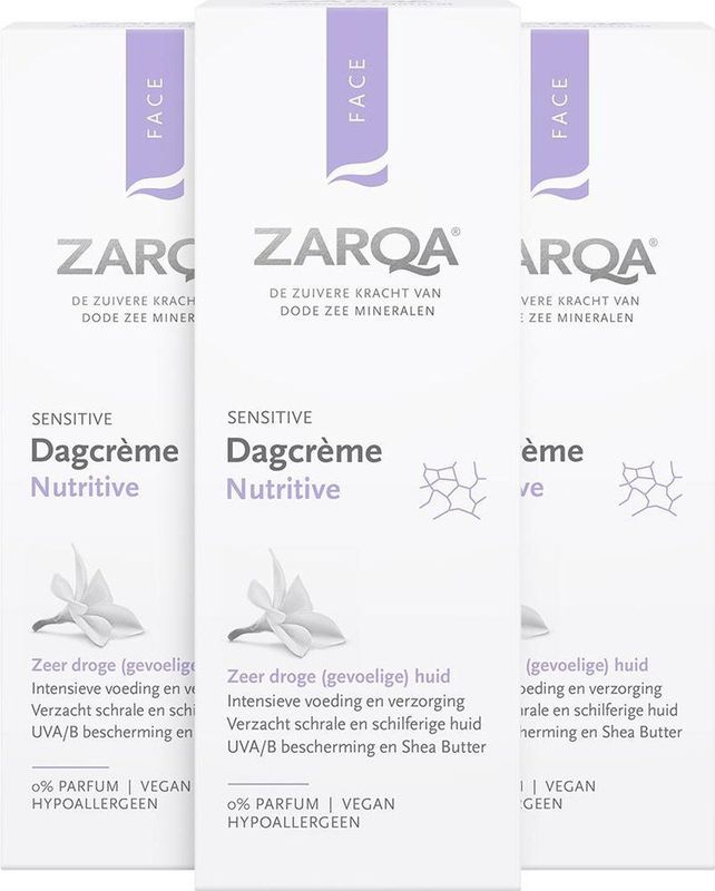 3x Zarqa Dagcreme Nutritive 50 ml