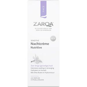 Zarqa Face Sensitive Nachtcrème Nutritive