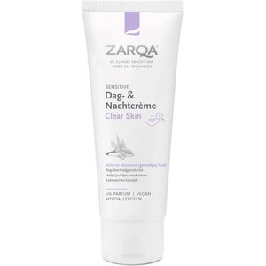 ZARQA Dag- en Nachtcrème Clear Skin - 75 ml - Reguleert Talgproductie