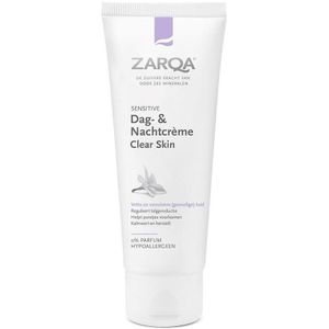 ZARQA Dag- en Nachtcrème Clear Skin - 75 ml - Reguleert Talgproductie