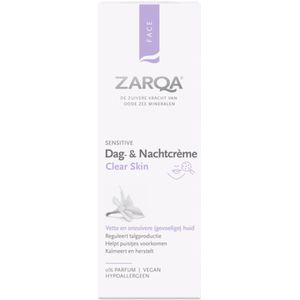 3x Zarqa Dag- en Nachtcreme Clear Skin 75 ml