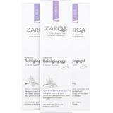 3x Zarqa Reinigingsgel Clear Skin 200 ml