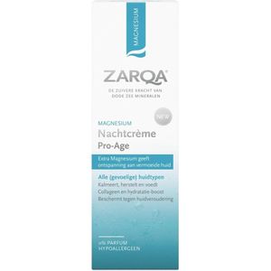 Zarqa Nachtcreme magnesium pro age  50 Milliliter