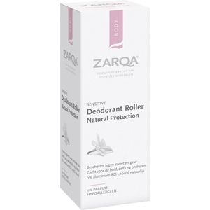 ZARQA Deodorant Roller Natural Protection (beschermt tegen zweet en geur) - 50 ml