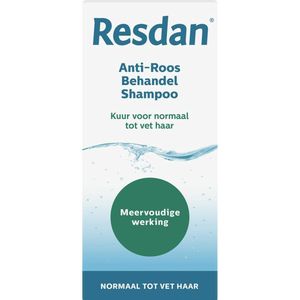 Resdan Anti-Roos Shampoo Normaal tot Vet Haar 125 ml