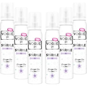 6x Vogue Girl Douche Foam Sparkle 100 ml