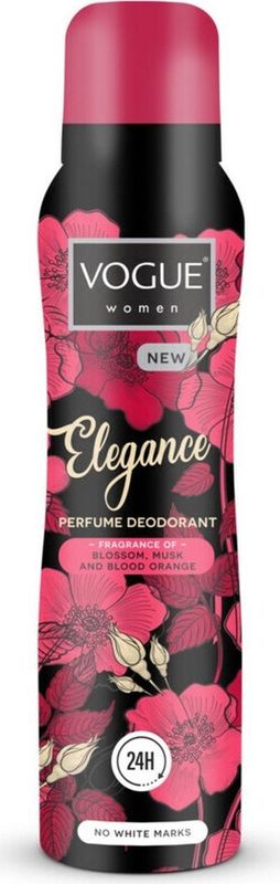 Vogue Elegance Parfum Deodorant Voordeelverpakking 6 x 150 ml
