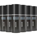 6x Amando Deodorant Spray Noir 150 ml