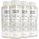 4x Therme Relaxing Foam Bath Zen White Lotus 500 ml