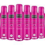 6x Vogue Extravagant Parfum Deodorant 150 ml