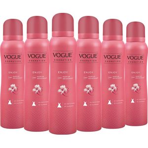6x Vogue Enjoy Parfum Deodorant 150 ml