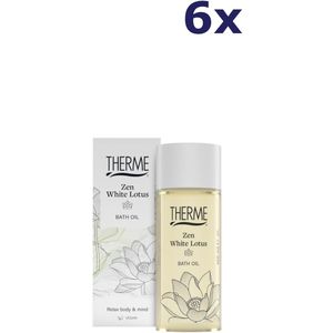 6x Therme Badolie Zen White Lotus 100 ml