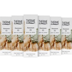 6x Therme Massage Olie Hammam 125 ml