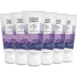 6x Therme Shower Satin Zen by Night 200 ml