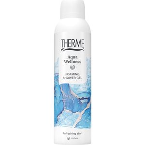 6x Therme Foaming Shower Gel Aqua Wellness 200 ml