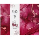 Therme Mystic Rose Foaming Shower Gel + Shower Scrub + Body Butter Geschenkset
