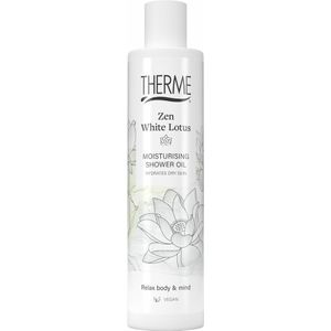 Therme - Moisturising Shower Oil - Zen White Lotus - 250 ml - Doucheolie