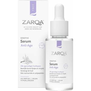 ZARQA - Serum Anti-Age - 3x 30 ml - Met Mineralencomplex - Hypoallergeen