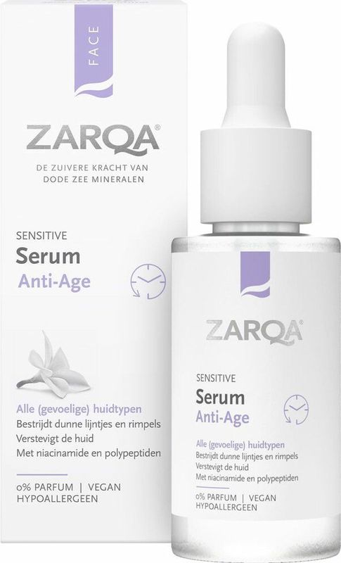 ZARQA - Serum Anti-Age - 3x 30 ml - Met Mineralencomplex - Hypoallergeen