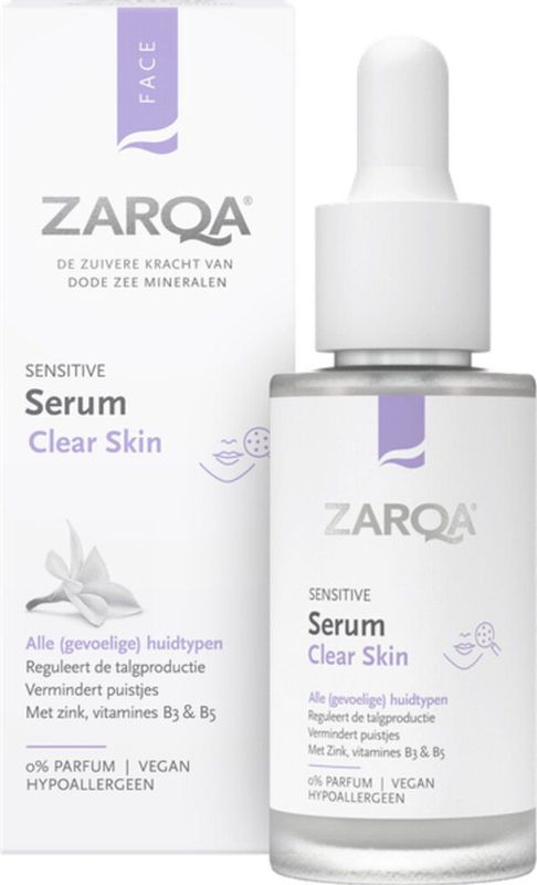 ZARQA - Serum Clear Skin - Gezichtsserum - Dode Zee Mineralen - 30ml