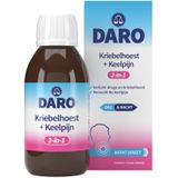 Daro - 2-in-1 Kriebelhoest + Keelpijn Drank - Honing-Tijmsmaak - 150ml