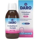 Daro - 2-in-1 Kriebelhoest + Keelpijn Drank - Honing-Tijmsmaak - 150ml