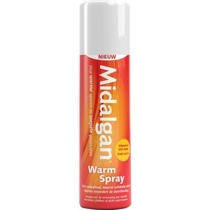 Midalgan - Warm Spray - Spierbalsem - Voor Vermoeide Spieren - 200ml