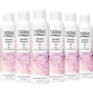 Therme - Mindful Blossom - Anti-Transpirant - 6x 150 ml - Voordeelverpakking
