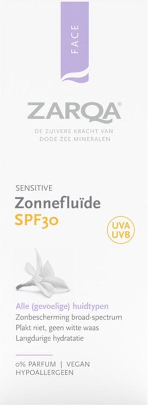 Zarqa Zonnefluïde SPF 30 Sensitive 50 ml