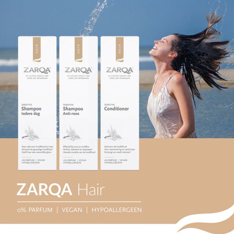 Zarqa - Shampoo Anti-Roos - 500 ml - Met Menthol en Aloë Vera