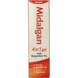 Midalgan 4 in 1 gel Met 5% ibuprofen 100 gr