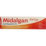 Midalgan 4 in 1 gel Met 5% ibuprofen 100 gr