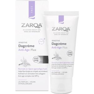 3x Zarqa Dagcreme Anti-Age Plus SPF15 Sensitive 50 ml