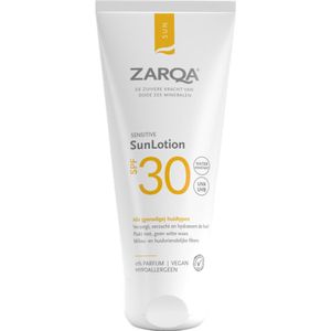 ZARQA SunLotion - SPF30 - Zonnebrand - Milieu- en huidvriendelijke Filters