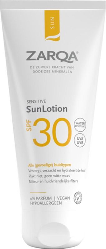 Zarqa - SunLotion SPF 30 Sensitive - Zonnebrand - 200 ml