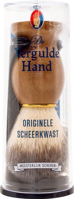 Vergulde Hand Scheerkwast - Voor kappers