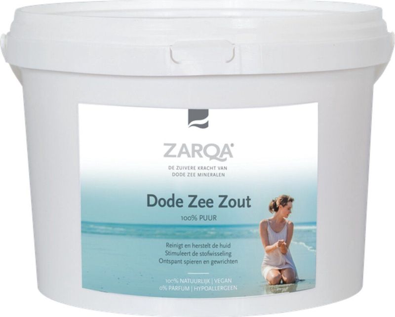 Zarqa Dode Zeezout Emmer Therapeutisch - Badzout - 5 kg