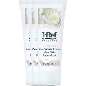 Therme Zen White Lotus New Skin Mask 3 Minutes - 3 stuks Voordeelverpakking