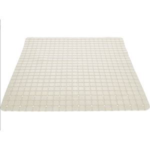 Antislip badmat - Vierkant - Wit - 50x50 cm